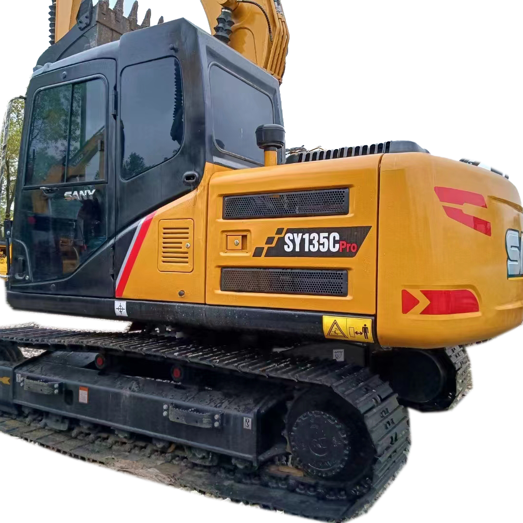 13 ton 13.5 ton Sany China official used excavator wholesale SY135 SY135C SY135C-8 second hand hydraulic crawler excavator