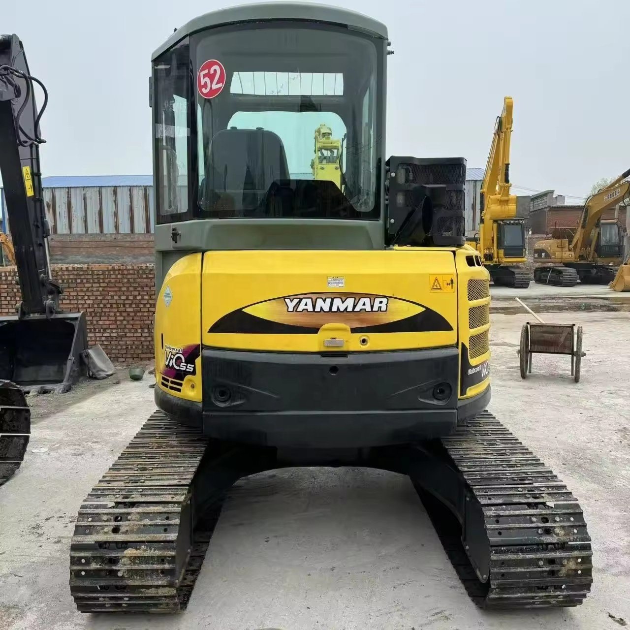 Original Japan YANMAR VIO55 Used Excavator Mini 5.5 TON Digger Excavator with good working performance