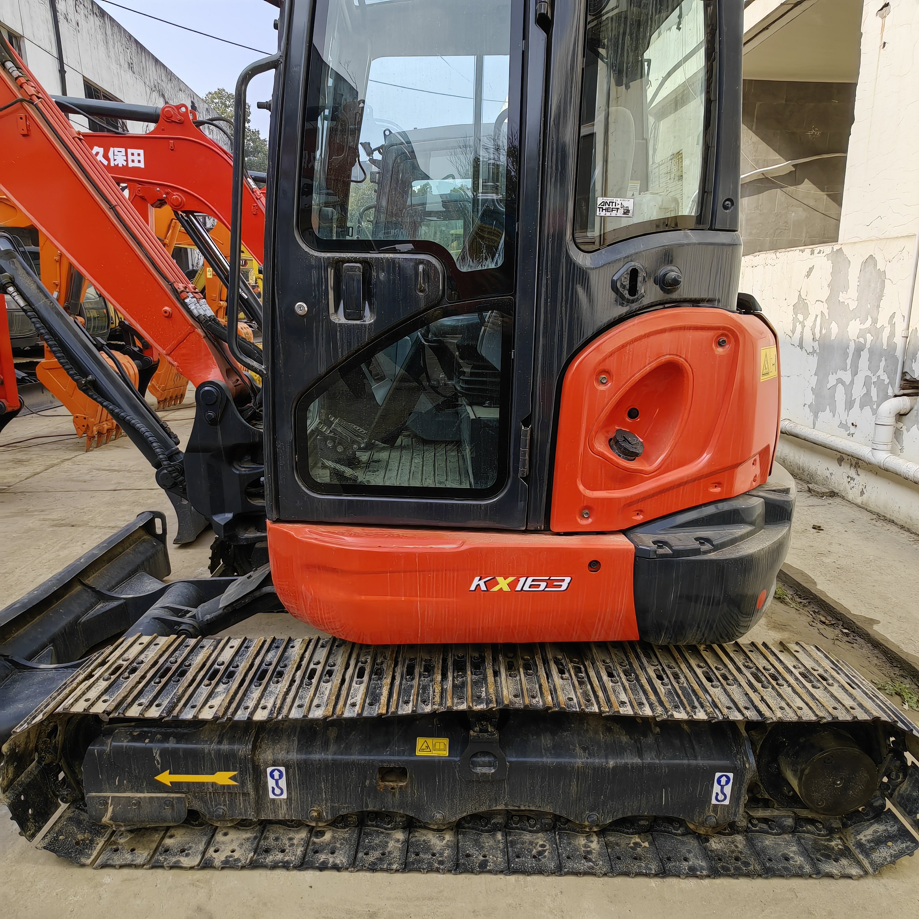 Used japan made 5 ton kubota digger kx163 hydraulic crawl machine mini kubota excavator for sale