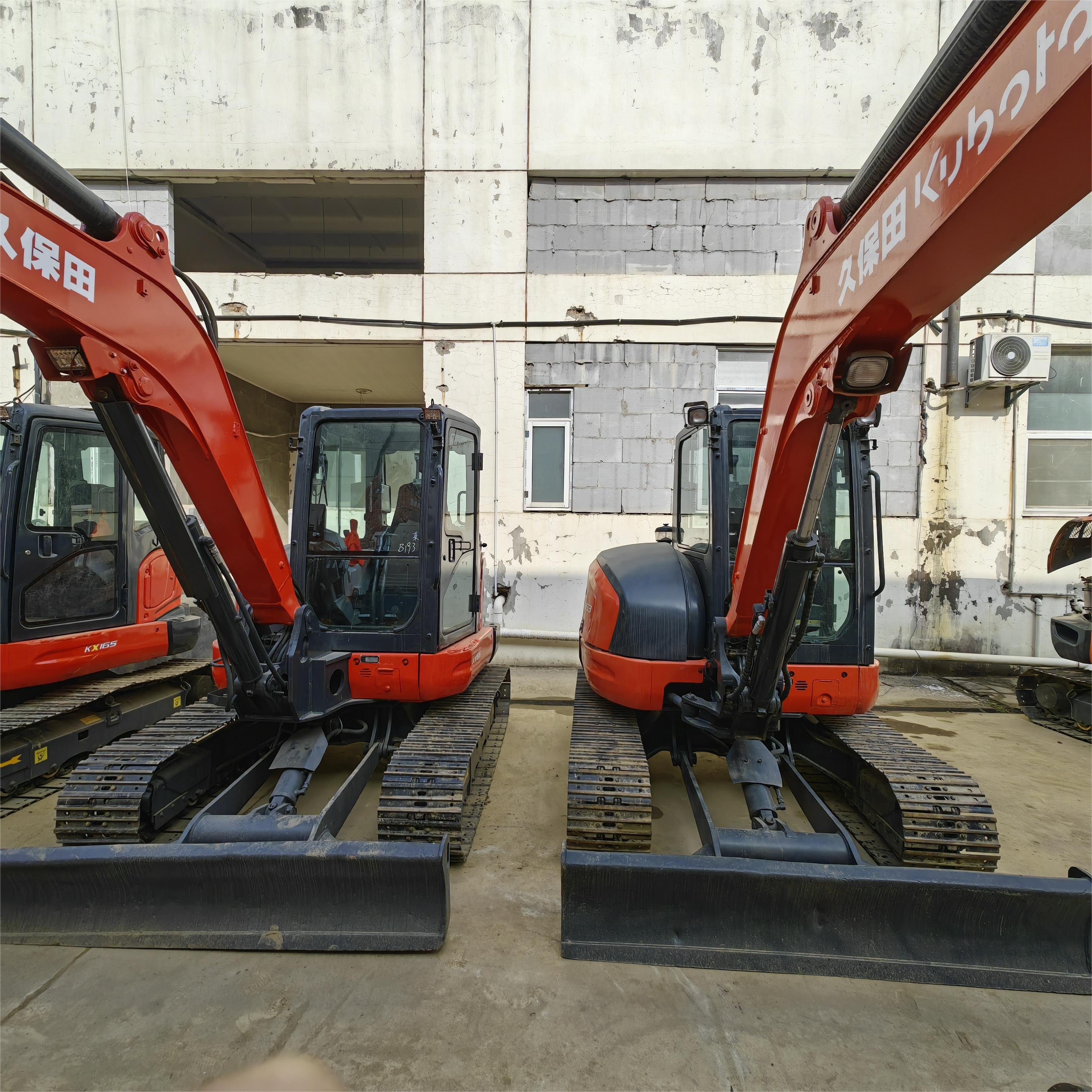 Used japan made 5 ton kubota digger kx163 hydraulic crawl machine mini kubota excavator for sale