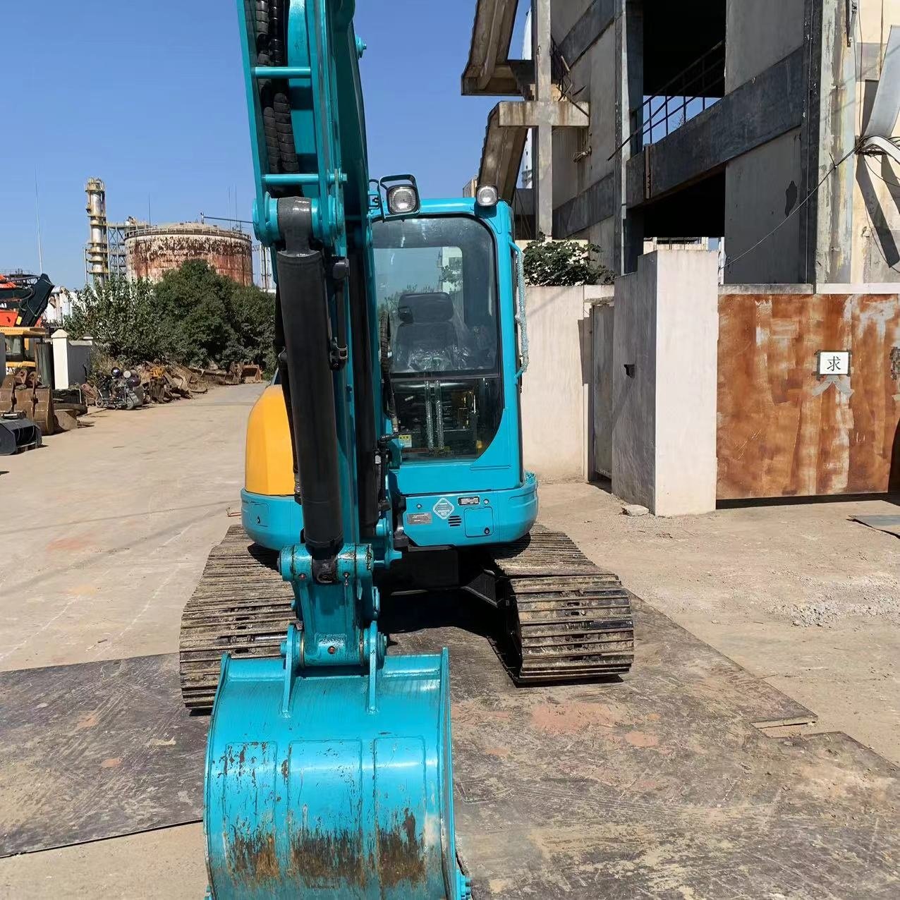 6tons 8tons Second-hand excavadora Kubota KX185 KX161 KX163 mini machinery hydraulic backhoe crawler used kubota excavator