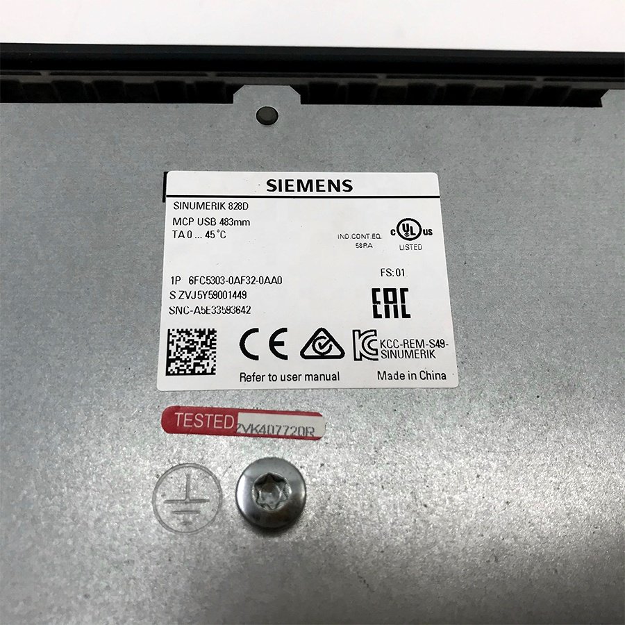 New Original SINUMERIK 828D machine control panel MCP USB 483MM 6FC5303-0AF32-0AA0 Siemens cnc controller