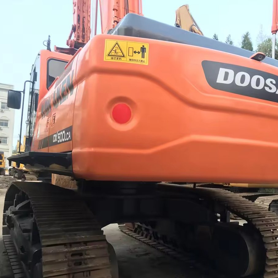 Doosan Dx500 Original Used Korean 50ton Large Crawler Excavator for Engineering Construction Used Machinery Bagger for Sale