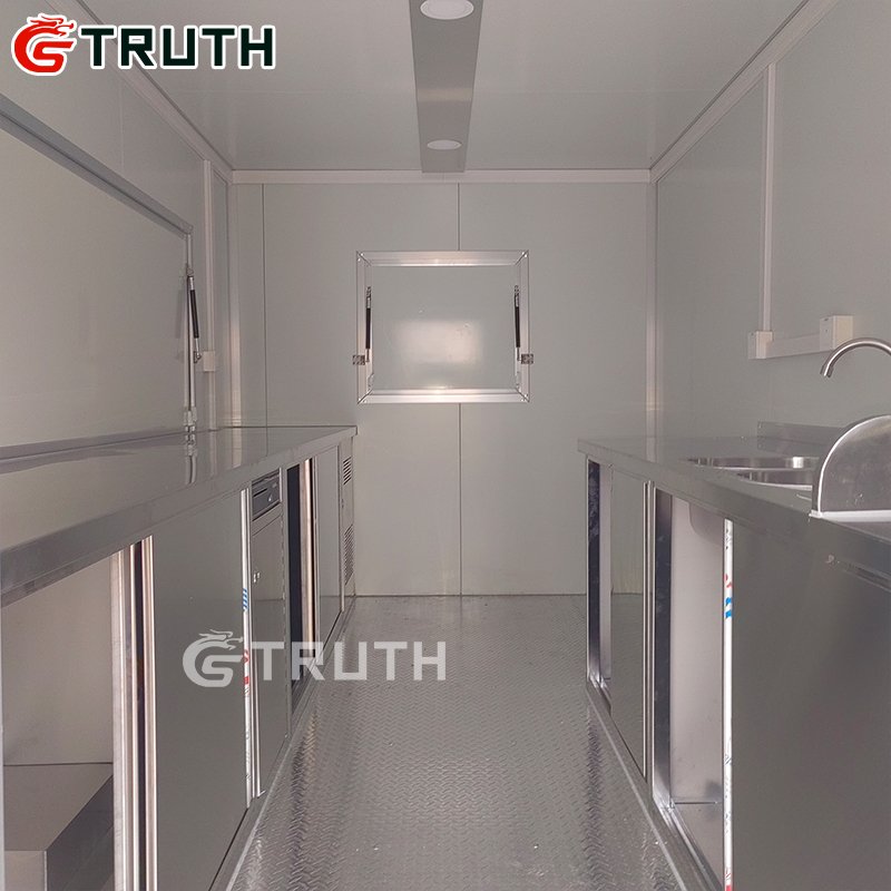 Year-end Lowest Price Food Cart Mobile Food Trailer Kitchen USA Standard used Food Truck for sale