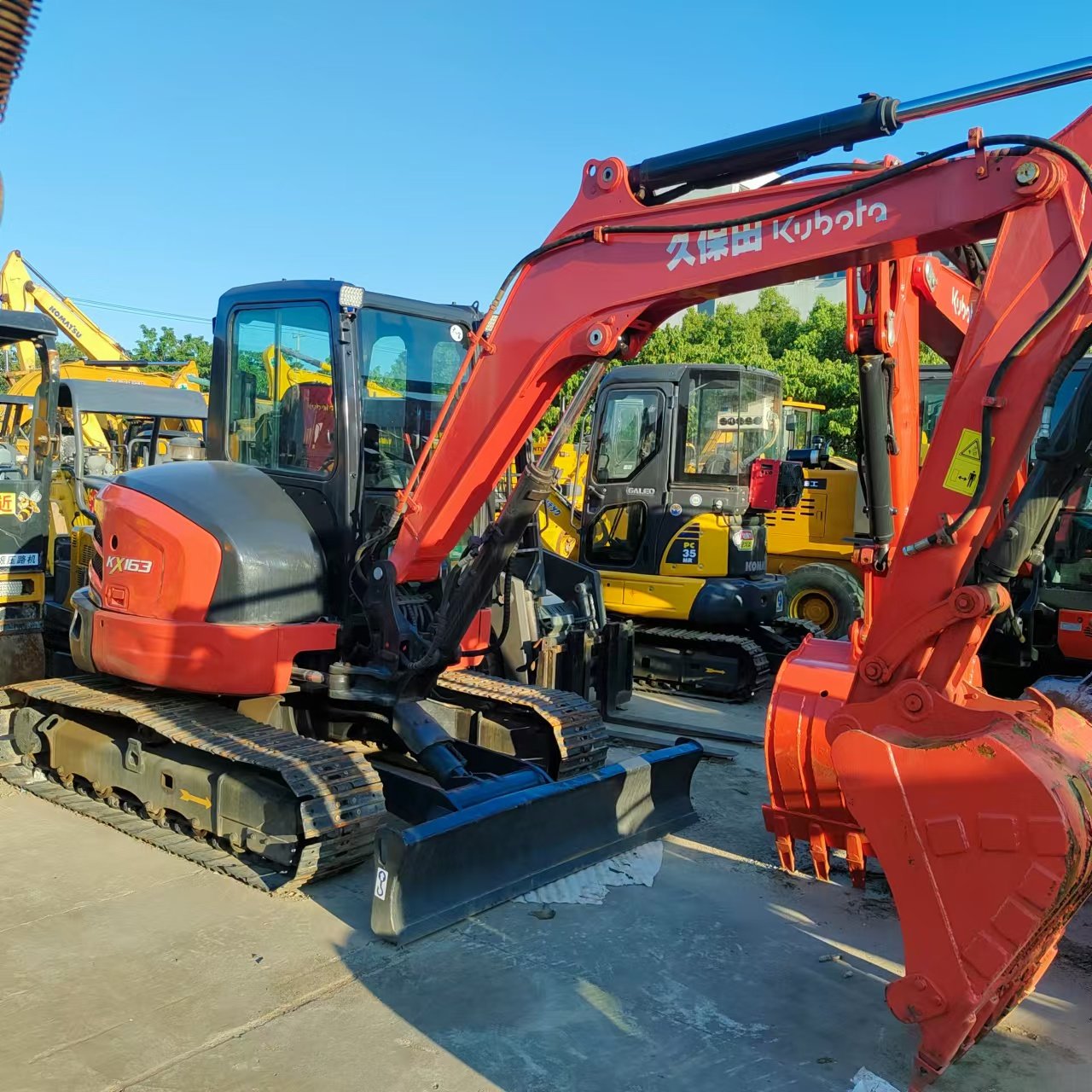 Kubota KX17 KX27 KX135 Excavator For Sale Used Kubota KX163 KX165 Excavator Price Excellent Performance Kubota Machinery