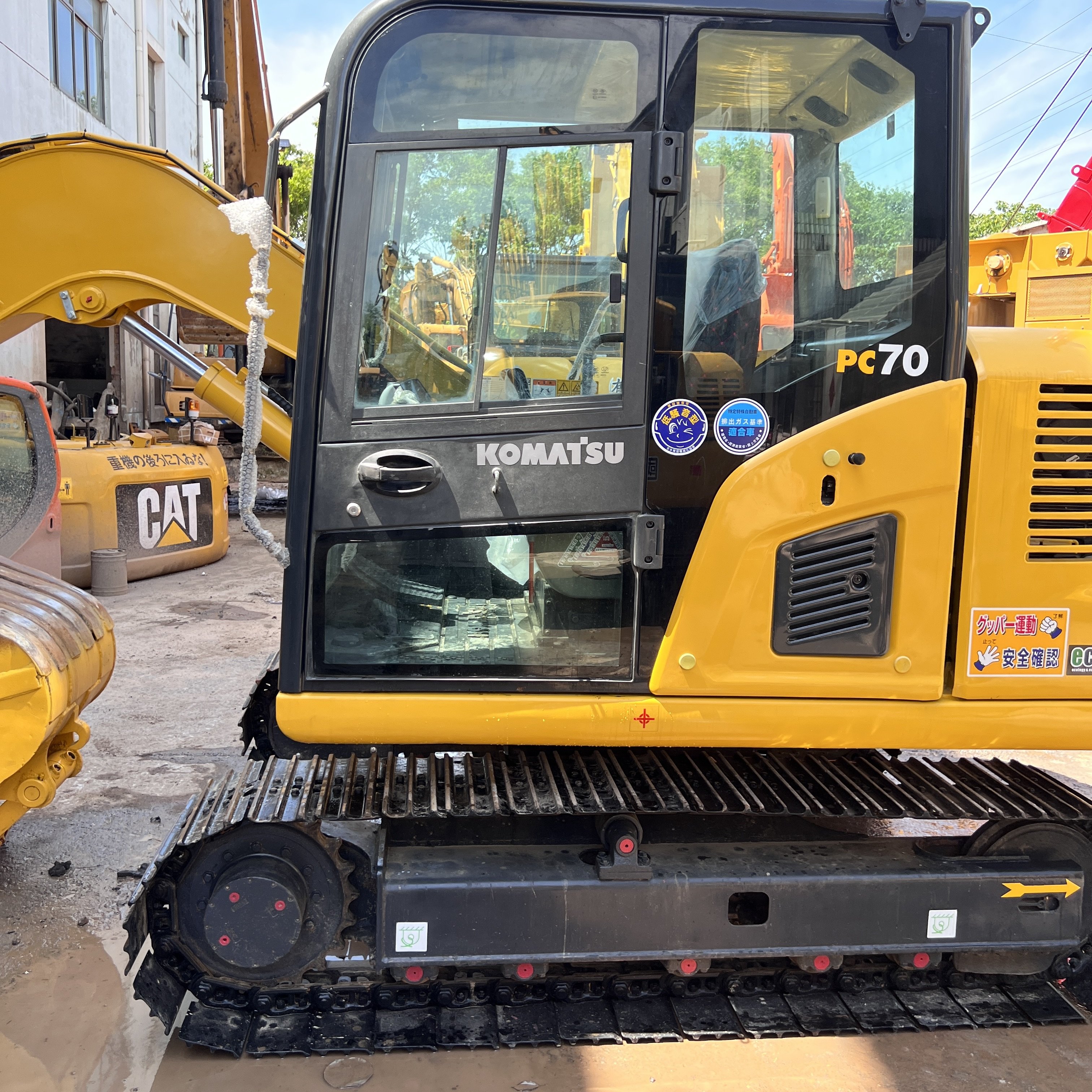 New Arrival Used Original Japan Komatsu Pc70 Construction Machine Small Excavator Price Komatsu Pc70 Secondhand Digger for Sale
