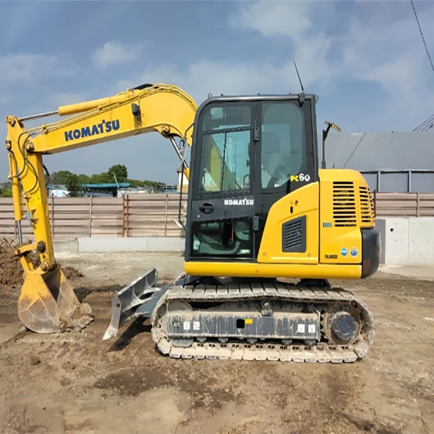 Cheap new and Used 6 Tons Mini Excavator PC70-8 PC75 Komatsu Excavator of sale