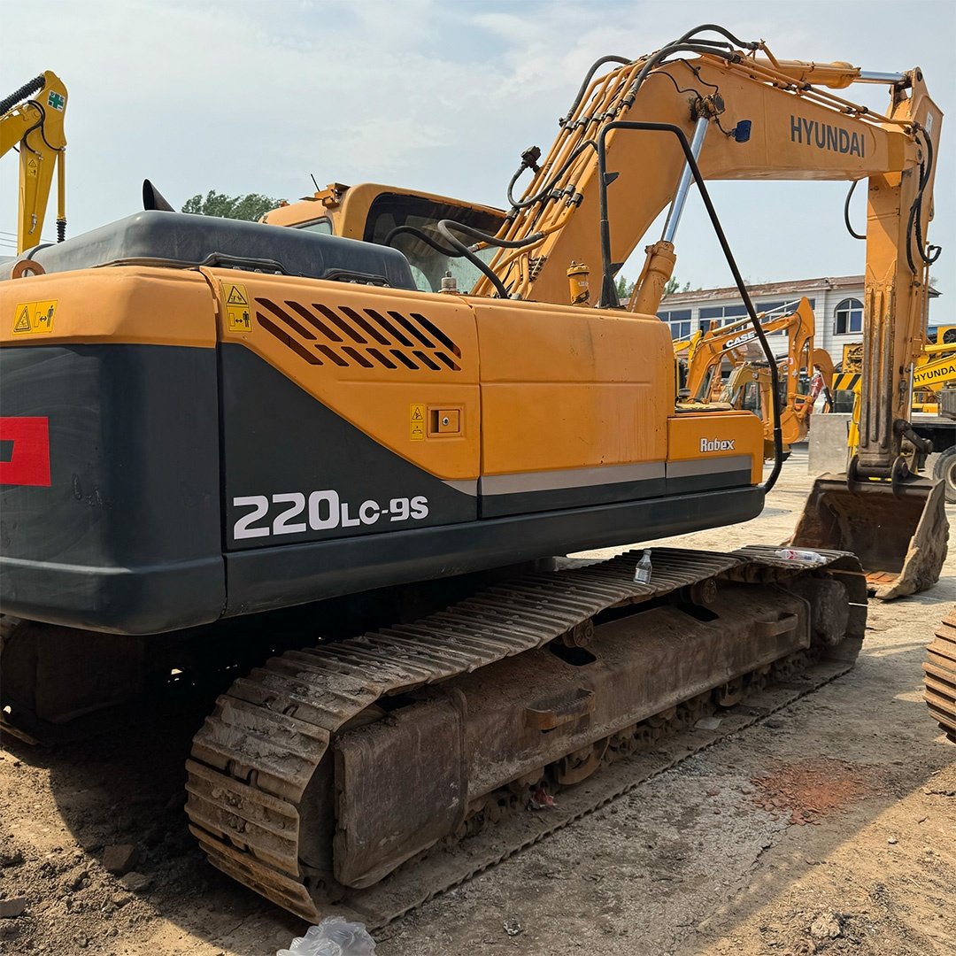 low price shipping great performance used excavator HYUNDAI 220-9S 22ton digger second hand excavator