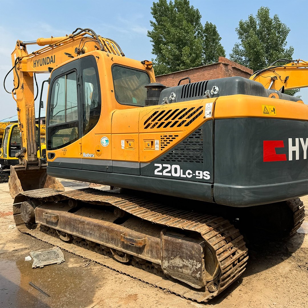 low price shipping great performance used excavator HYUNDAI 220-9S 22ton digger second hand excavator