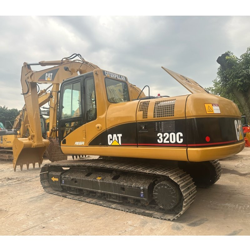 Hot sale good quality used excavator Caterpillar CAT 320C hydraulic crawler 20 ton construction digging machine