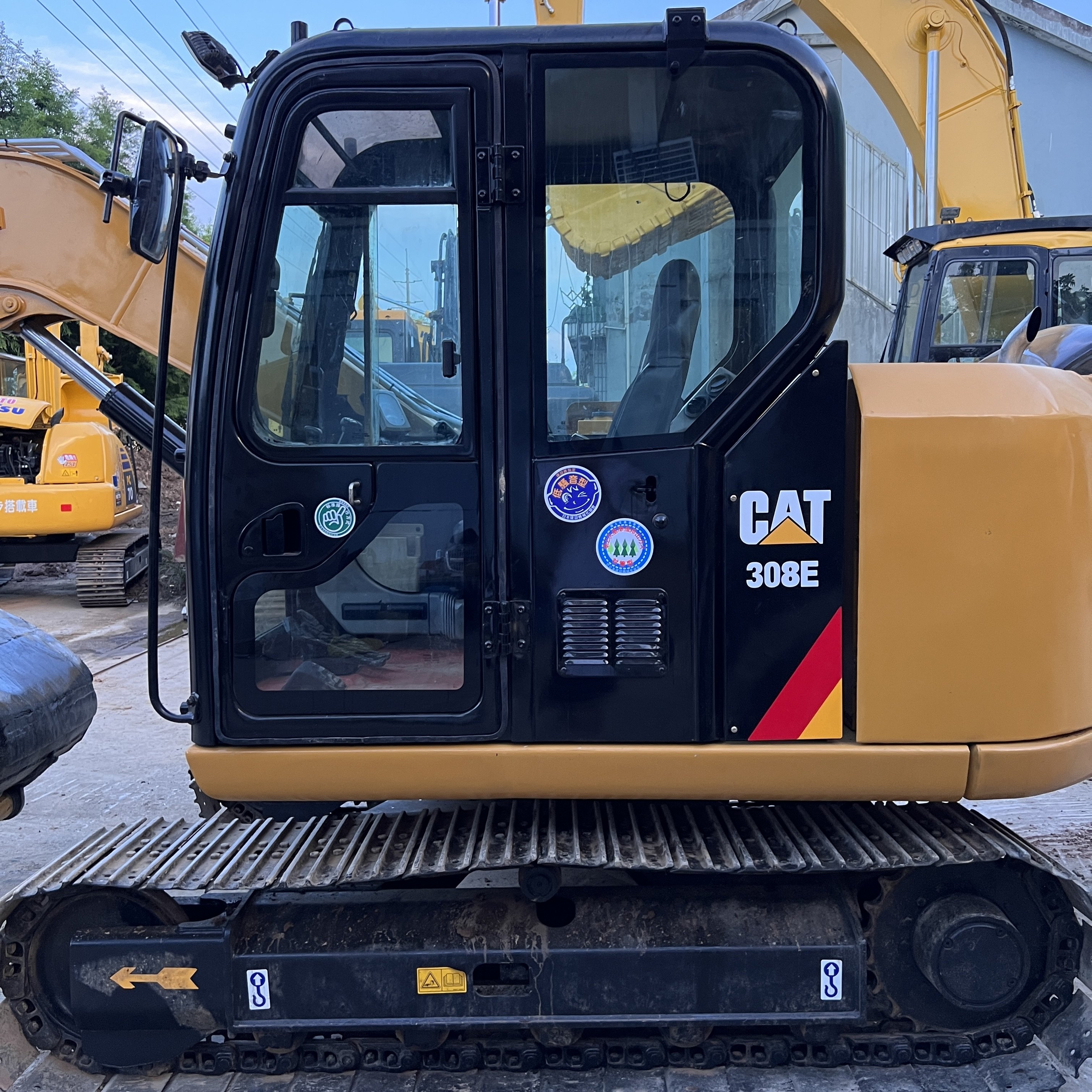 Preferencial used Cat 308E 8 ton hydraulic excavator Original car used Cat 308 construction machinery Cat308E small excavator