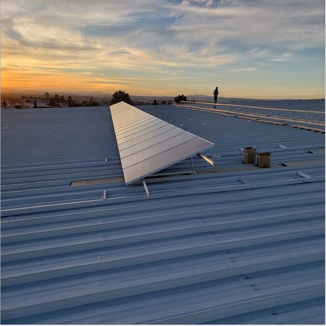 High Quality Roof Solar PV System Roofing Panel Making Machine