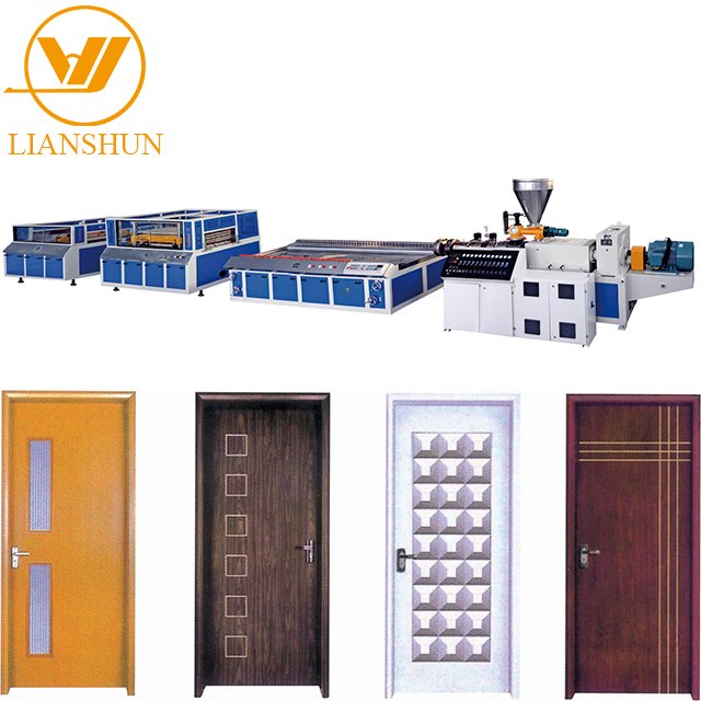 Wood Plastic Board Extrusion Making machine For Wood Plastic Composite Wide Board