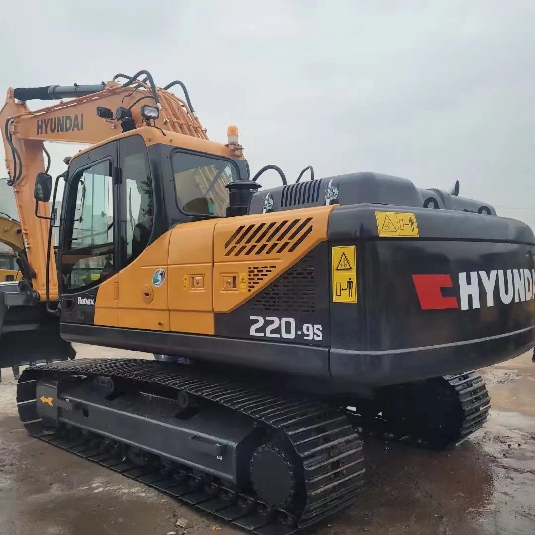 Hyundai 220lc-9s Used 20 Ton Excavator Robex Series Construction Machinery Original from Korea on Sale