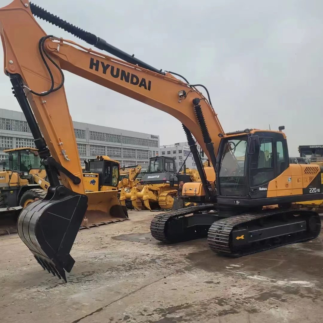 Hyundai 220lc-9s Used 20 Ton Excavator Robex Series Construction Machinery Original from Korea on Sale