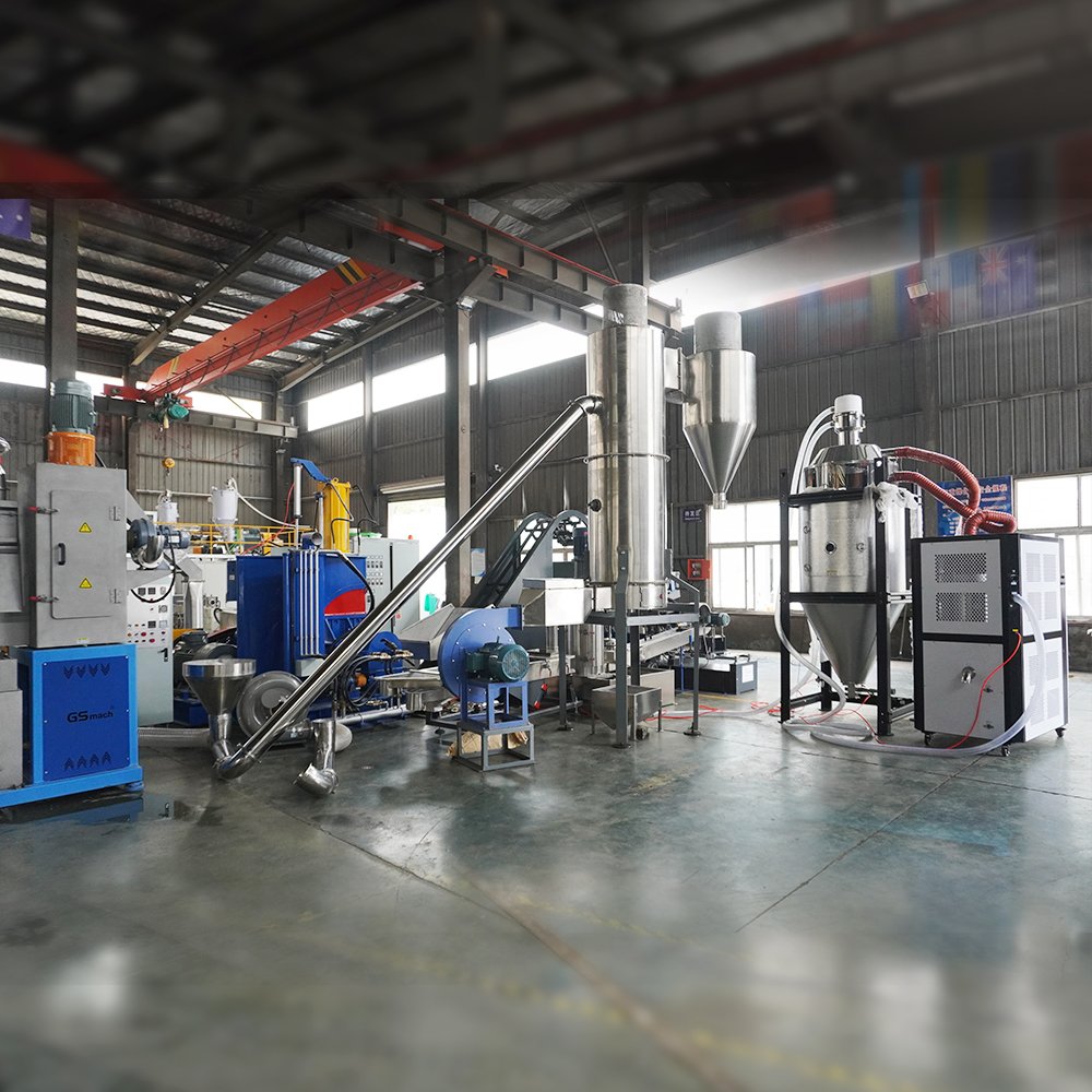 TPU TPR EVA Granules Making Machine Two Stage Extruder With Underwater Pelletizing System