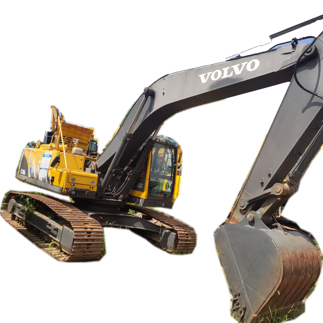 Used Volvo escavatore excavator excavadora usada 24 ton class large excavating machine EC240 EC240D