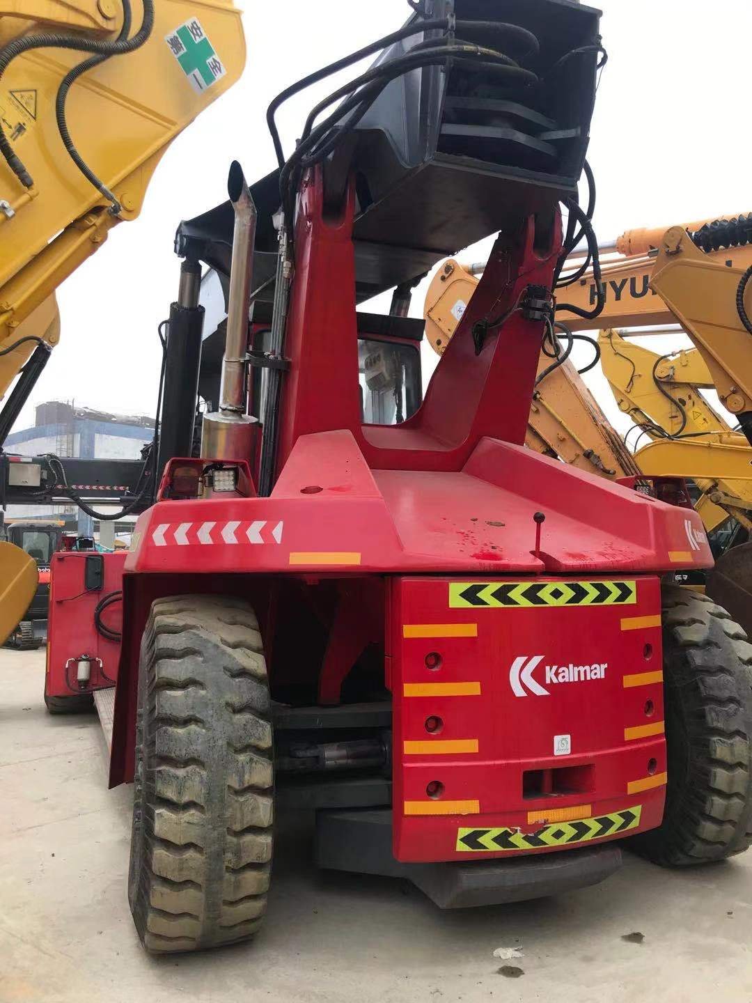 used good condit Kalmar 45Ton container reach stacker DRF450 original Large machine port lifting crane cheap high efficiency hot