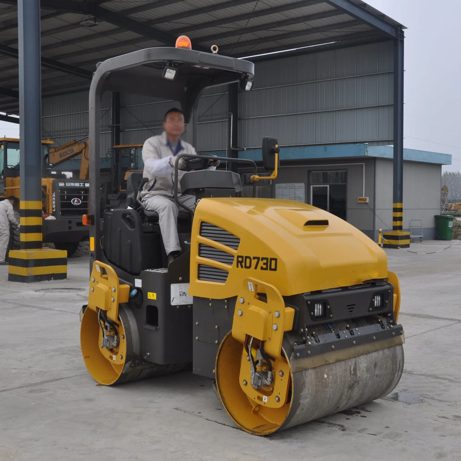 Cheap Price Construction Equipment Used Road Rollers SINGLE STEEL Roller Machine for sale