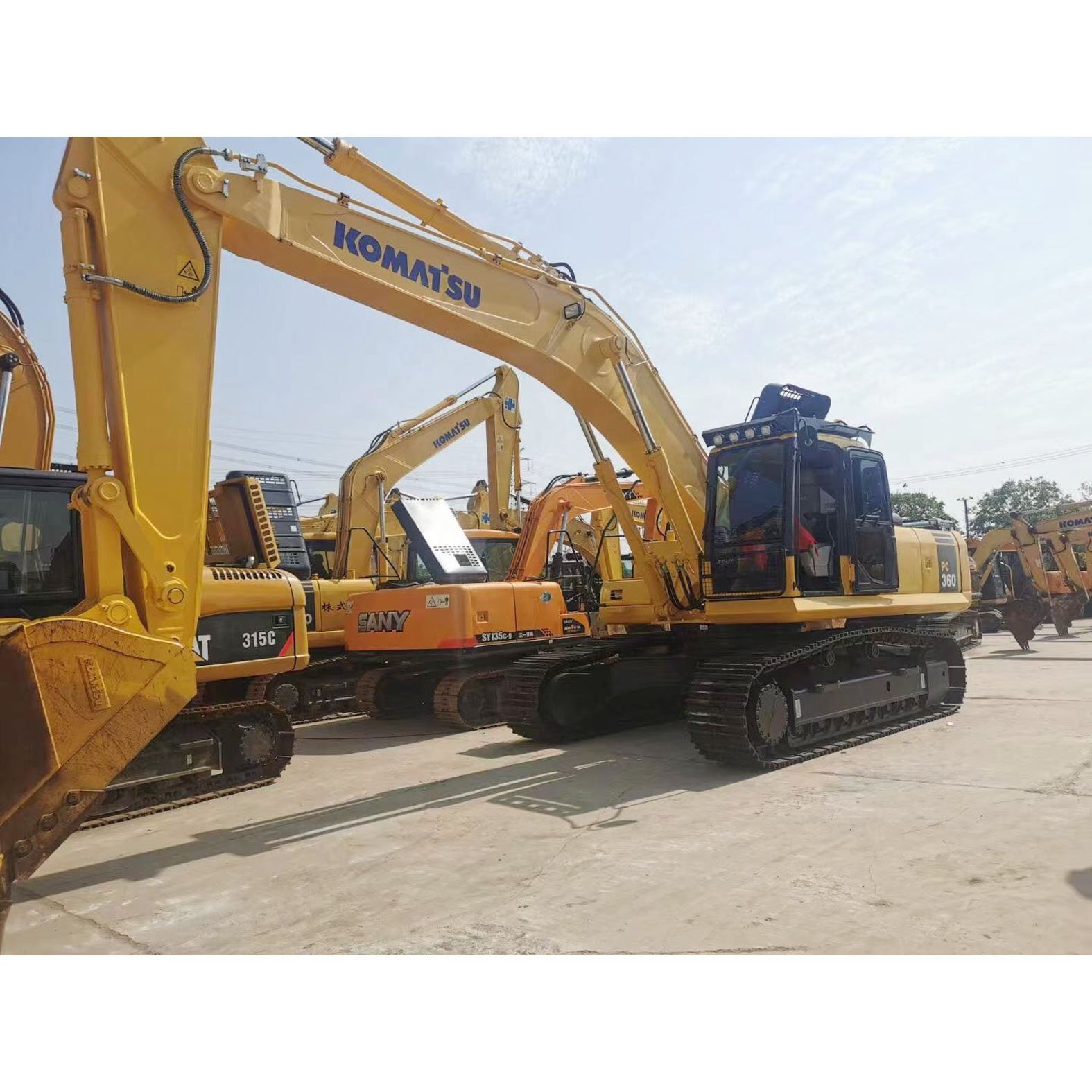 Used Komatsu PC360-7 excavator original Japan second hand komatsu PC360-7 excavator in ow working hours