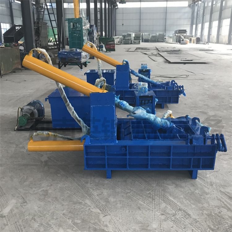 aluminium scrap metal baling press machine used scrap metal baler hydraulic metal balers