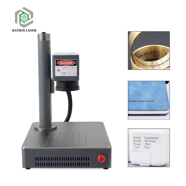 Max Fiber Laser Marking Machine 20W-30W Portable Desktop with Durable Motor for Retail Home Use Restaurants Farms New/Used