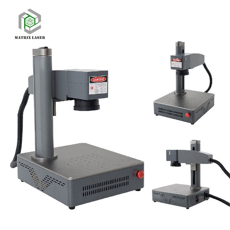 Max Fiber Laser Marking Machine 20W-30W Portable Desktop with Durable Motor for Retail Home Use Restaurants Farms New/Used