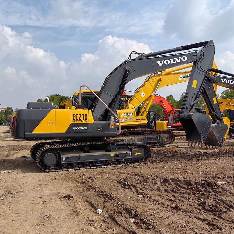Original 21ton Volvo EC210 used excavator second hand Volvo 210 tracked Volvo210 earth moving digger machine for sale