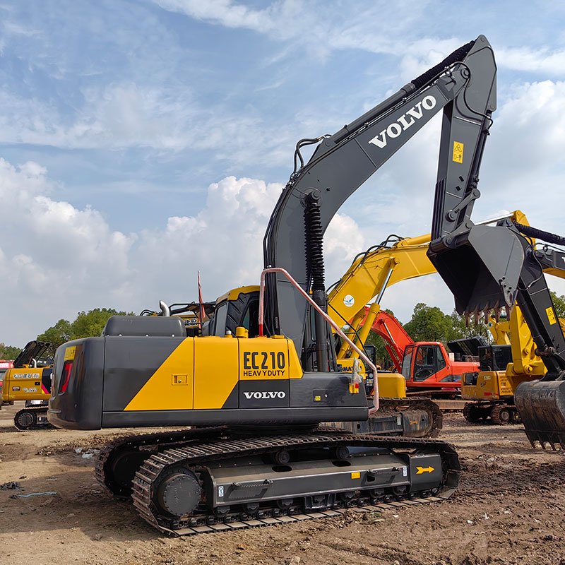 Original 21ton Volvo EC210 used excavator second hand Volvo 210 tracked Volvo210 earth moving digger machine for sale