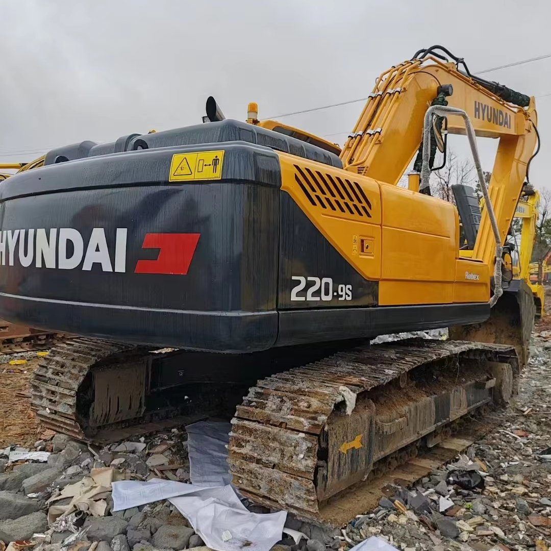 Original used hyundai 220 Crawler Excavator 22 ton Construction Machine From Korea Hyundai R220lc-9s Used Excavator