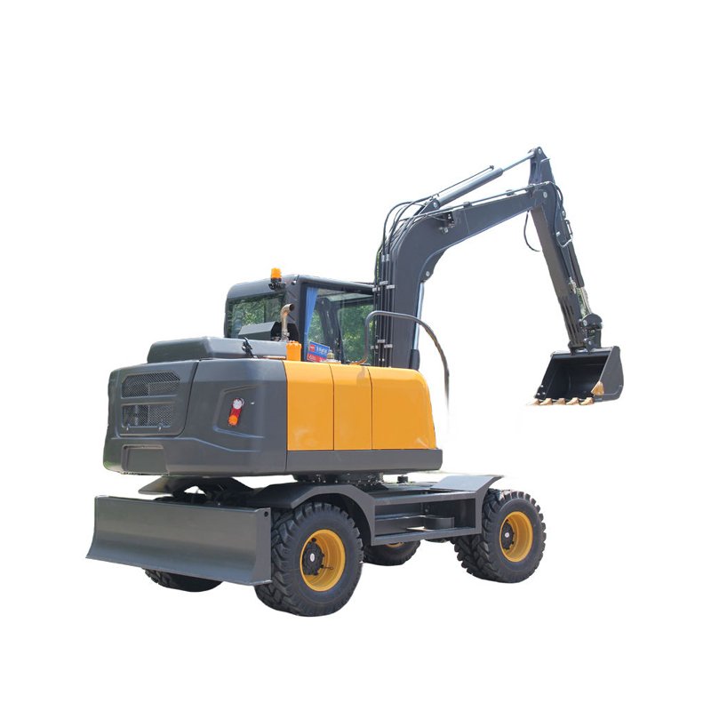 Wholesale Compact Wheel Mini Excavator Machine Efficient Digging Used Equipment at Factory Price