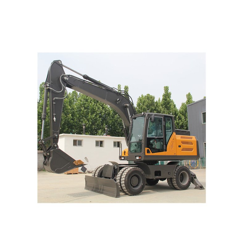 Wholesale Compact Wheel Mini Excavator Machine Efficient Digging Used Equipment at Factory Price
