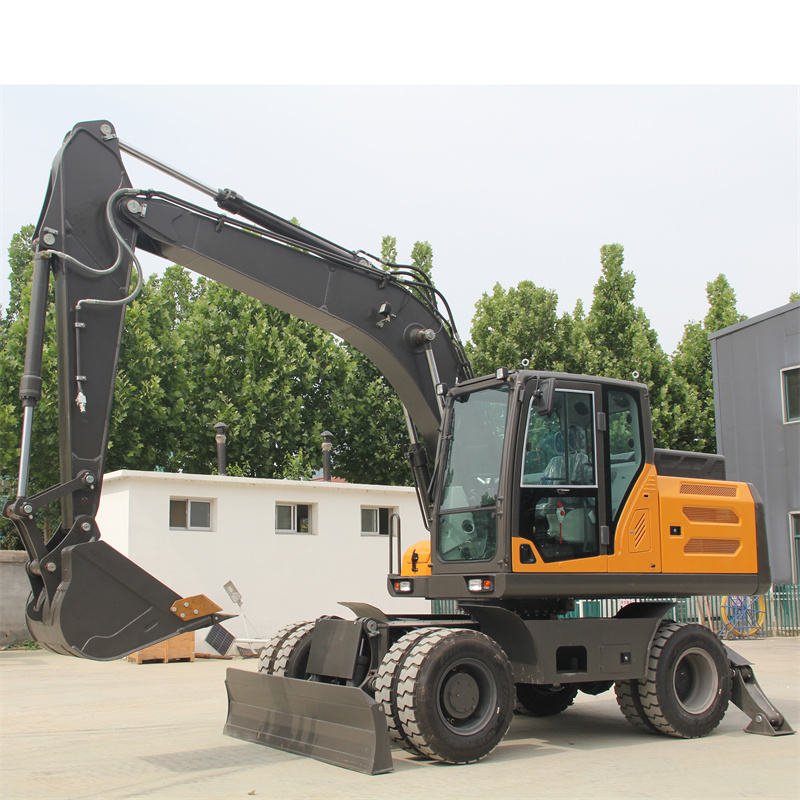 Wholesale Compact Wheel Mini Excavator Machine Efficient Digging Used Equipment at Factory Price