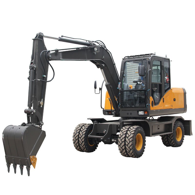 Wholesale Compact Wheel Mini Excavator Machine Efficient Digging Used Equipment at Factory Price