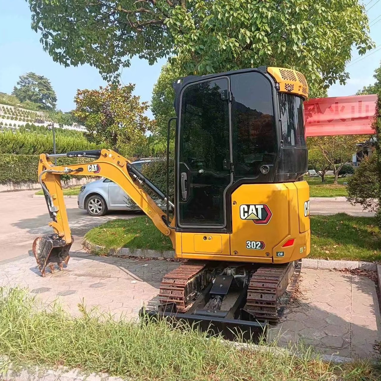 Original CAT 302c mini size used excavator 2ton second hand caterpillar type excavator machine excavator CAT 302C for sale