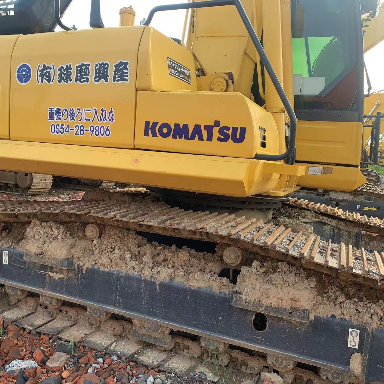 Komatsu Pc200 Excacaror Heavy Duty Equipment Construction Machine Used Excavator PC 200 Thumb Used Japan 2019 Provided 20 Ton JP
