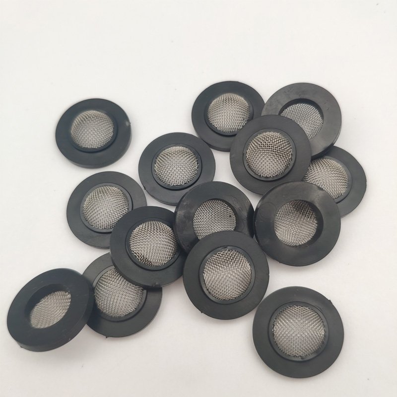 Silicone Synthetic Stainless Steel Washer Filter Gasket 20 40 60 Mesh for Hot Cold Water Hoses for Restaurants Hotels Retail