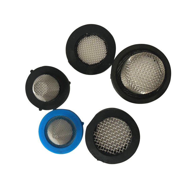 Silicone Synthetic Stainless Steel Washer Filter Gasket 20 40 60 Mesh for Hot Cold Water Hoses for Restaurants Hotels Retail