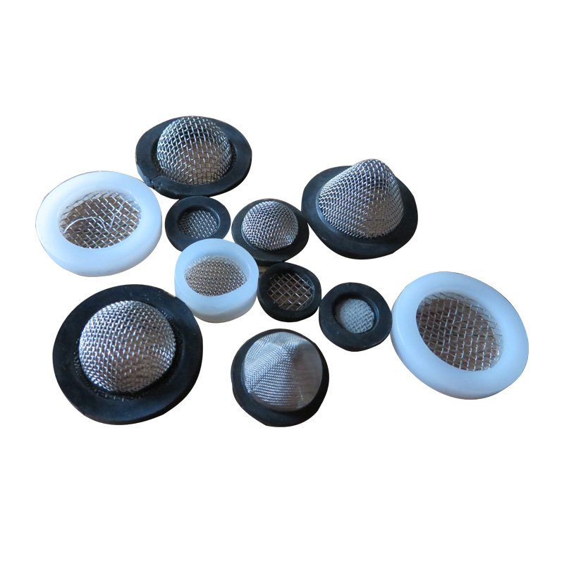 Silicone Synthetic Stainless Steel Washer Filter Gasket 20 40 60 Mesh for Hot Cold Water Hoses for Restaurants Hotels Retail