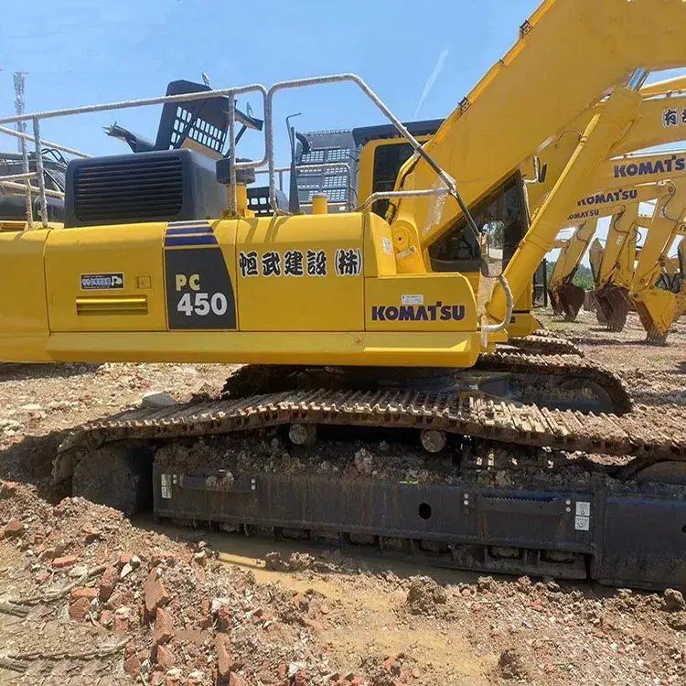 Japanese Original Famous Brand Efficient Komatsu Excavator Machine Used Machinery Komatsu PC450-8 Used Excavators for Sale