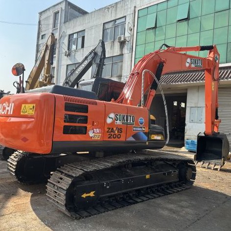 20 Ton Hitachi ZX200 Used Excavator Digger Machinery Japan Original Second Hand with Cheap Price Isuzu Engine