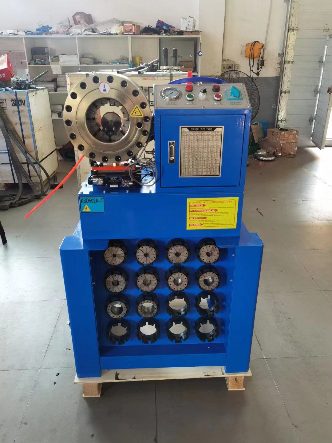 China professional manufacturer hose crimper used brake hydraulic hose press machine pipe crimping machine for hydraulic hose