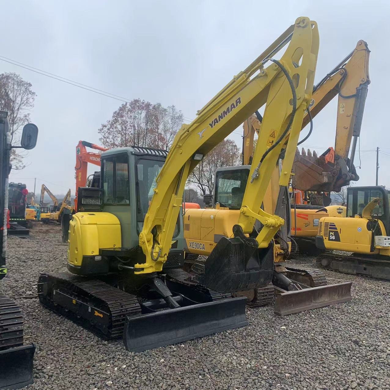 Used excavator YANMAR VIO55 5.5TON construction machinery second hand digger with low price for sale