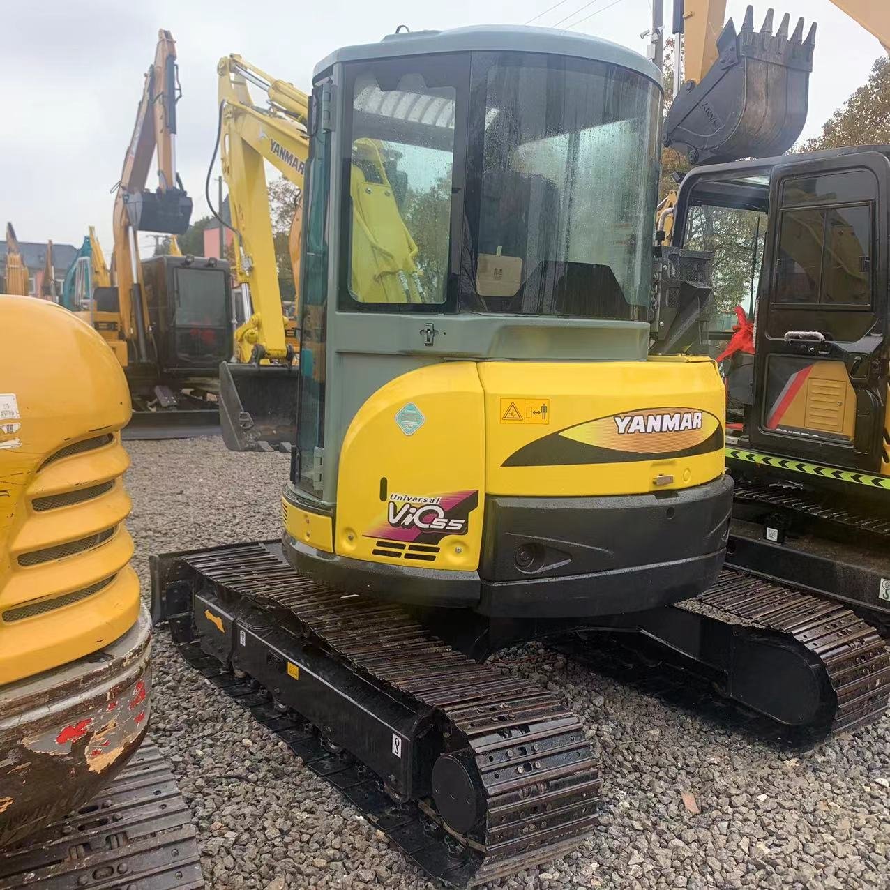 Used excavator YANMAR VIO55 5.5TON construction machinery second hand digger with low price for sale