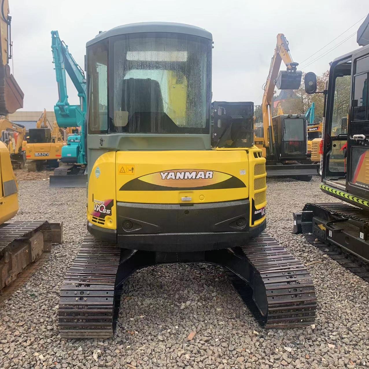 Used excavator YANMAR VIO55 5.5TON construction machinery second hand digger with low price for sale
