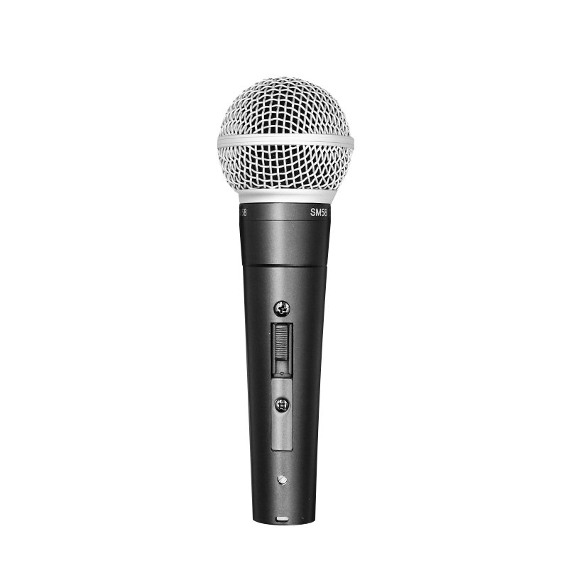 SM58S Karaoke Wired Microfone Cardioid Vocal Mic Dynamic Microphone Guangdong Singing Machine Microphone Smm107 Microfono Sm 58