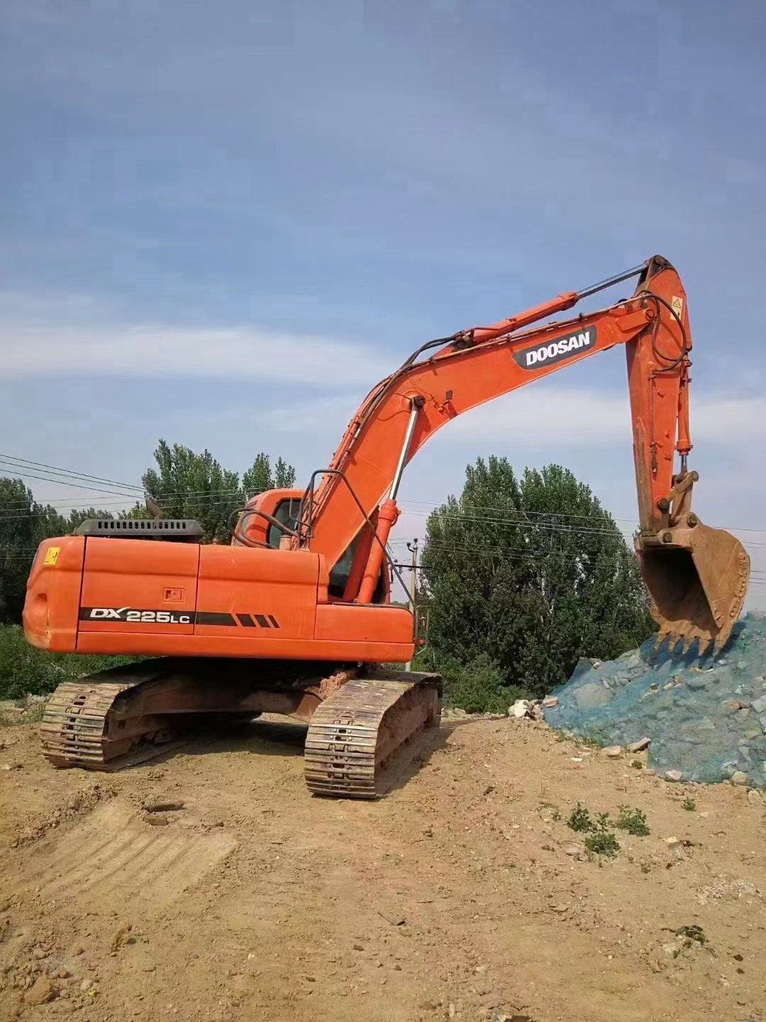 Used Construction Machinery Supplier Doosan 25 tons Digger Escavator DX225-7 DX225LD Excavator for Sale