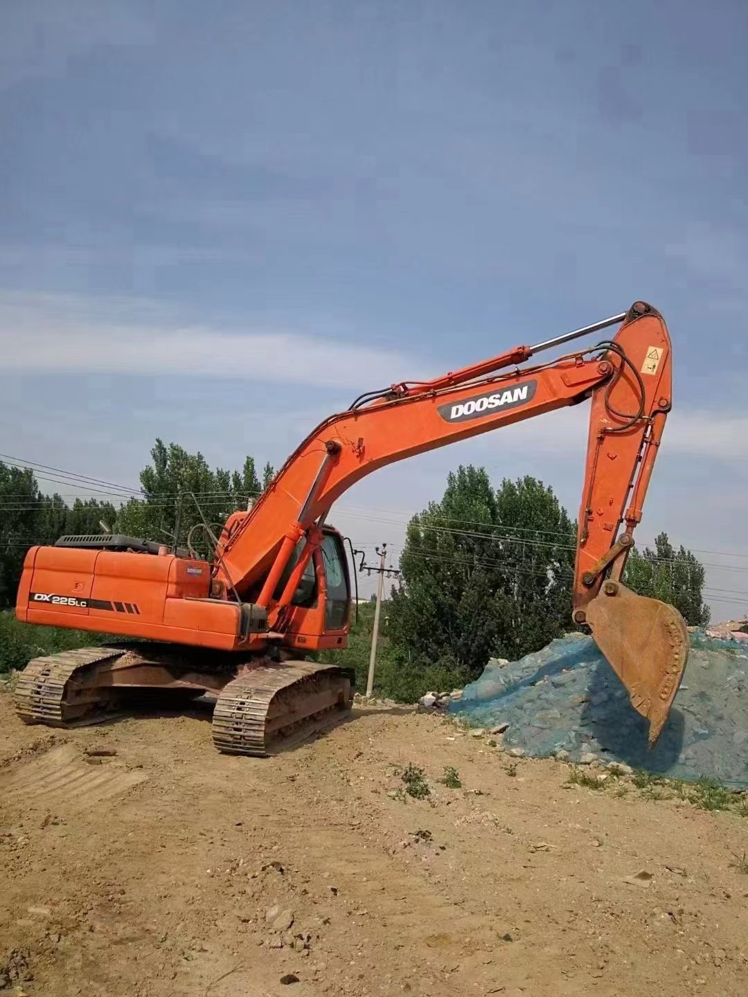 Used Construction Machinery Supplier Doosan 25 tons Digger Escavator DX225-7 DX225LD Excavator for Sale