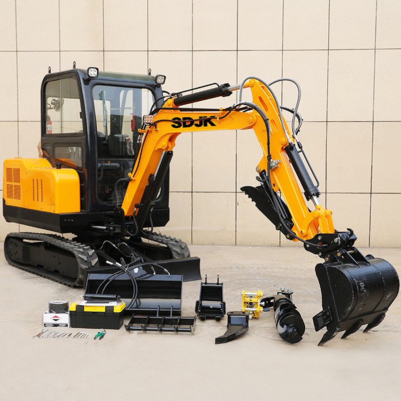  Excavator Machine Hydraulic Crawler Digger Kubota Engine Excavator Multifunctional Farm Used Mini Excavator 2 Ton