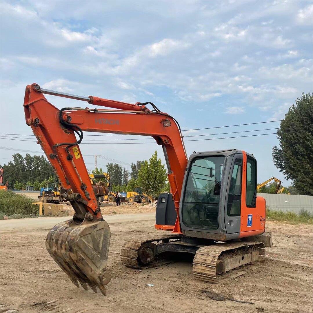 chinese Excavator Engine Crawler Digger Farm Used ZX70 Excavator Machine